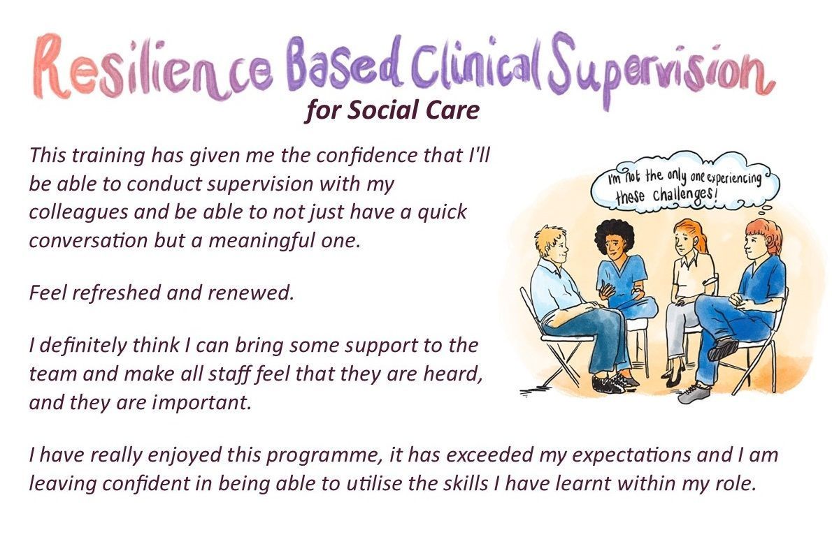 Phenomenal feedback from the first group of participants in our fully funded #RBCS for Social Care prog buff.ly/3V6qF1f New cohorts from June. We'd be delighted if you could share! @CareEngland @NCFCareForum @VicRayner @ProfMartinGreen