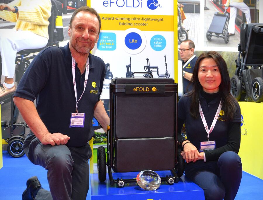 Lightweight portable mobility specialist, @eFOLDi_World, successfully scooped top honours at this year’s @NaidexShow, securing the ‘Best-In-Show’ award for its ‘Lite’ folding travel scooter. Read more: bit.ly/3TXg7kh