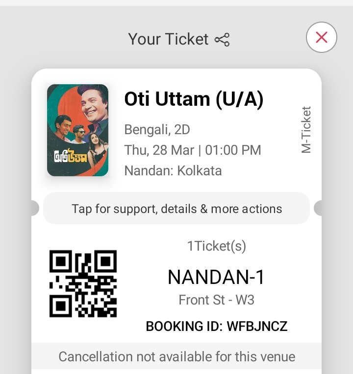 Its_swagat's tweet photo. আজ দেখলাম #otiuttam সত্যিই এ এক অন্য অনুভূতি,
আমাদের প্রজন্মেও যে মহানায়ককে বড় পর্দায় দেখতে পাবো, এ জীবনে ভাবিনি।
Hats off @srijitspeaketh 
কি করে দেখালেন গুরু🙏
এরকম ভাবনা ভাবা আপনার দ্বারাই সম্ভব। ❤️
ফার্স্ট বয় সব সর্বদা ফার্স্ট বয়ই হয়।👏 https://t.co/Dc3LOAuqGA