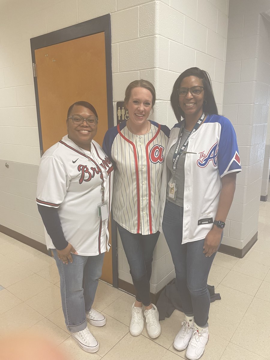 The <a href="/Braves/">Atlanta Braves</a> season opener may have been moved, but these teachers are still repping their team, today!