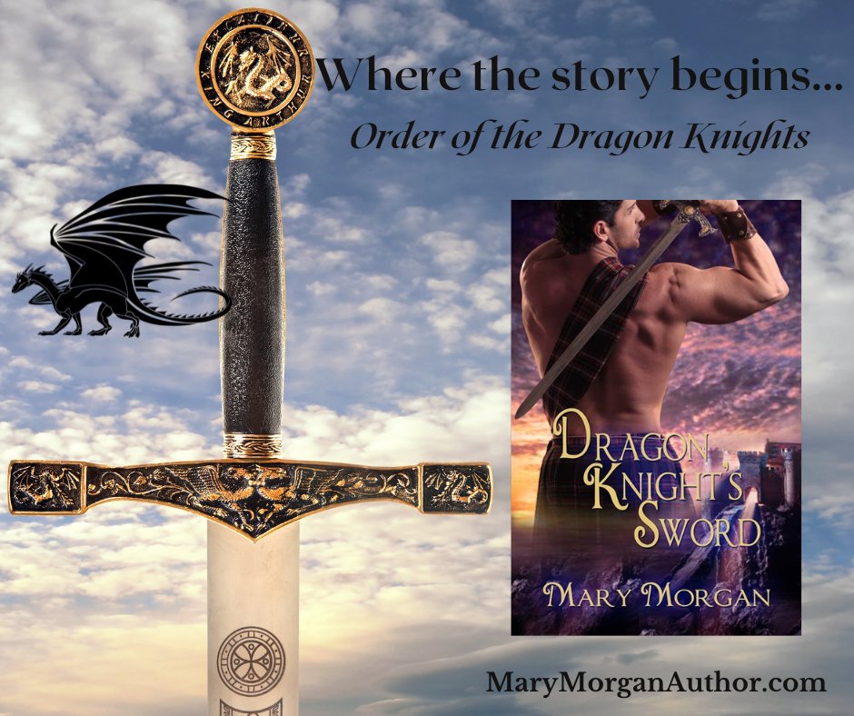 #ThrowbackThursday Discover the world of the #Dragon Knights of #Scotland in this epic #timetravel and #paranormalromance series! #wrpbks Begin your journey with DRAGON KNIGHT'S SWORD! amazon.com/Dragon-Knights…