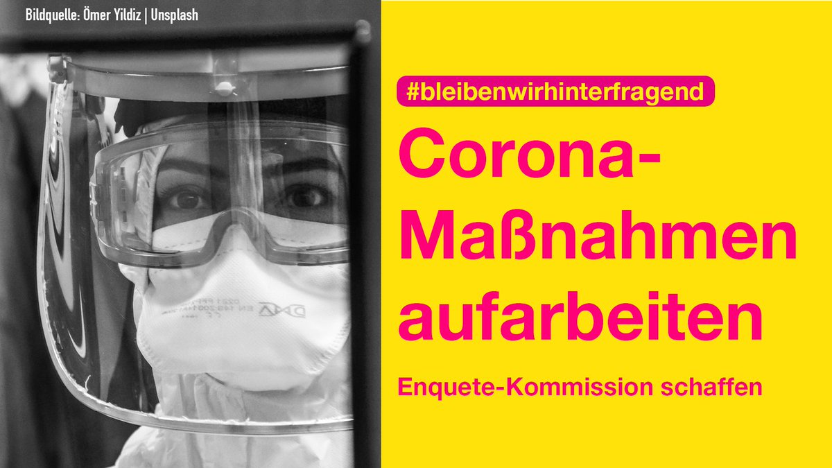 Viele Maßnahmen, die während der #Corona-Pandemie getroffen wurden, dürfen sich nicht wiederholen. Deshalb braucht es eine Aufarbeitung und Handlungsempfehlungen für zukünftige Ereignisse. So sind wir besser vorbereitet auf mögliche künftige Gesundheitskrisen. #Sachsen