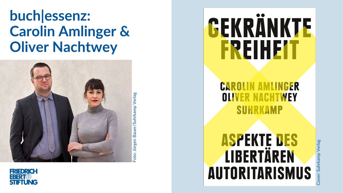 „Libertär ist ihr #Autoritarismus, weil er eine Abwehr gegen jede Form der Einschränkung individuellen Verhaltens darstellt. Die libertären Autoritären identifizieren sich nicht mit einer Führerfigur, sondern mit sich.“ Carolin Amlinger & Oliver Nachtwey: Gekränkte Freiheit. 1/4