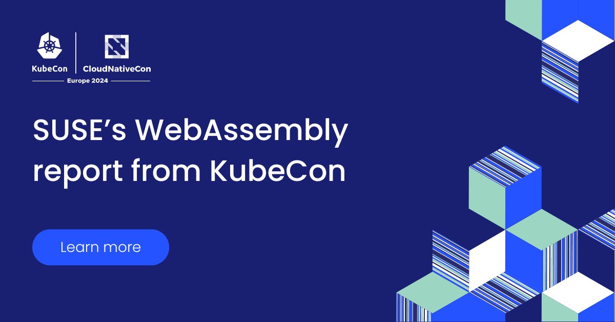 #WebAssembly created a lot of buzz at #KubeCon. At @SUSE, we've been contributing to WebAssembly with the #Kubewarden project, our collaboration with @fermyontech, @Microsoft, and @LiquidReply on SpinKube & the latest update on #RancherDesktop.👉See more:okt.to/SWCevx