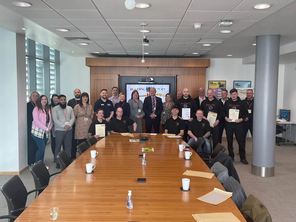 Congratulations to the first ever @buildingheroes Green Skills Academy students who are graduating today. The newly qualified cohort will be the first wave of retrofit surveyors and assessors helping to improve our housing stock.