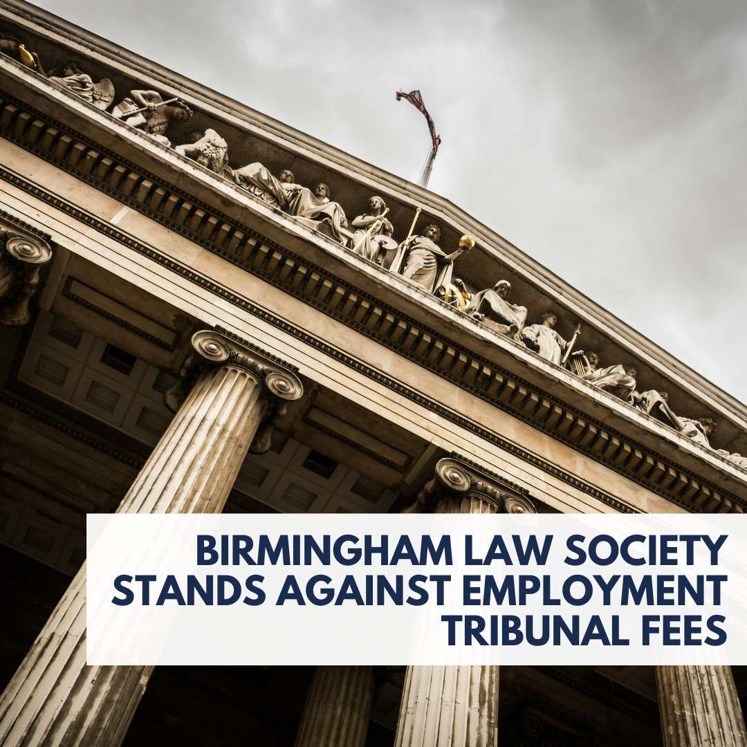 The Birmingham Law Society Employment Law Committee has responded to the Government’s Consultation on Introducing Fees in Employment Tribunals and the Employment Appeal Tribunal Read more via bit.ly/3xd47C7