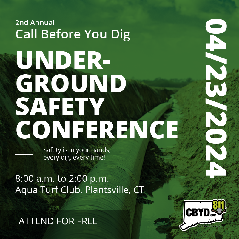 CBYD is gearing up for the 2nd Annual 🚧 Underground Safety Conference!! Join us on April 23 for this one-day event full of informative sessions by expert, industry professionals. Register now! loom.ly/e_HuIIo #cbyd #callbeforeyoudig #undergroundsafetyconference