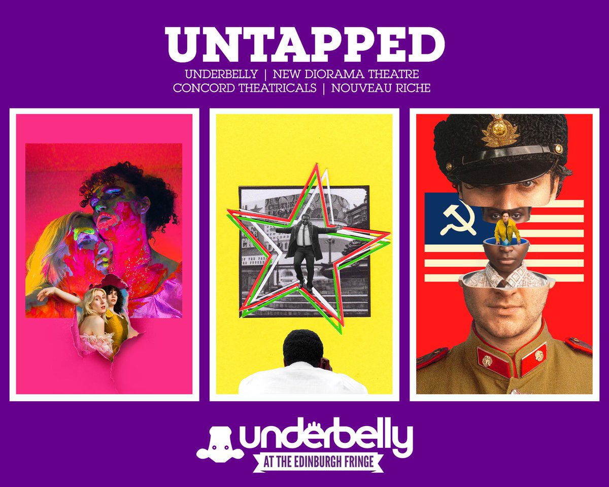 Alongside @newdiorama & @ConcordUKShows, we are delighted to announce the three winners of this year's Untapped Award You've guessed it - all three companies are going to @edfringe this summer! Congrats to @pisscarnation @ourdaymedia & @_CounterFact newdiorama.com/news/untapped-…