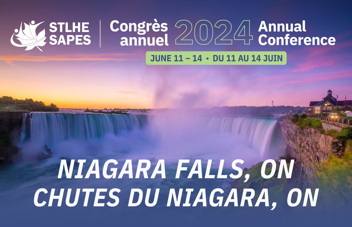 Have you registered for #STLHESAPES2024? Registration is open and be sure to take advantage of Early Bird rates before the May 9th deadline. Don't miss the opportunity to learn and collaborate with the national #SoTL community in Niagara Falls, ON! stlhe.ca/conferences/20…