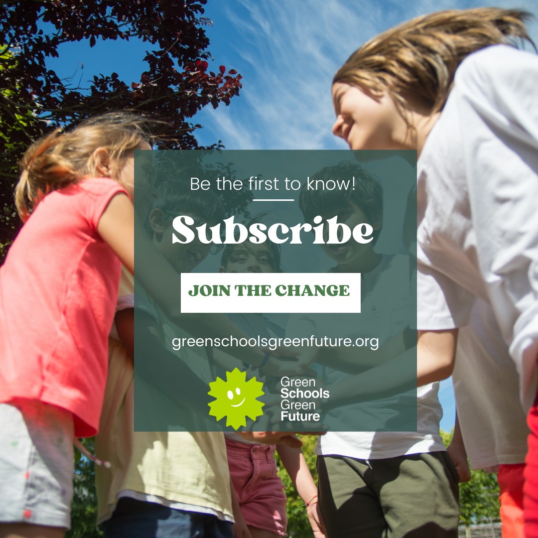 Join us in our mission for a sustainable future! Subscribe to Green School Green Future Newsletter and be part of the change towards a greener tomorrow. Together, let's make a difference for the planet! 🌿
 #GreenSchoolGreenFuture #Sustainability #SubscribeNow #GSGF