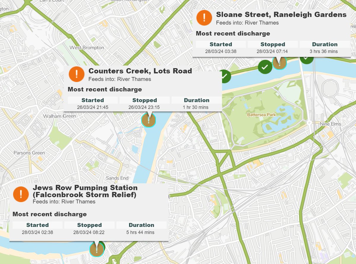 Ben Coleman (@chelfulhamben) on Twitter photo So far today, <a href="/thameswater/">Thames Water 💧</a> has dumped another 11 hours of sewage in our river by Chelsea and Fulham. Government has dismally failed to sort this out - local Conservative MP even voted against Labour's plan to stop sewage dumping, incl. banning bonuses for polluting water bosses. So far today, <a href="/thameswater/">Thames Water 💧</a> has dumped another 11 hours of sewage in our river by Chelsea and Fulham. Government has dismally failed to sort this out - local Conservative MP even voted against Labour's plan to stop sewage dumping, incl. banning bonuses for polluting water bosses.