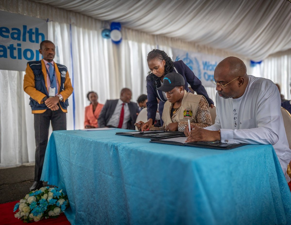 Dr A Diallo, while handing over 940 tablets to MOH said: 'Data is the cornerstone for informing decision- making & hence the need for quality data.' The tablets have features that IT admins can remotely track, manage & send messages to.