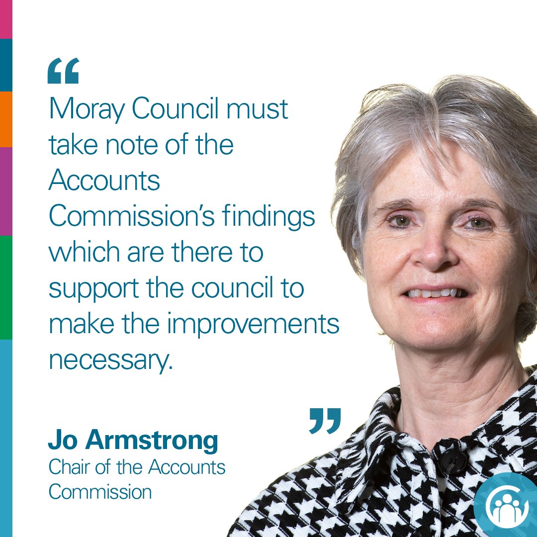 Thread: @MorayCouncil is failing to make sufficient progress and must speed up its plans to transform how it works. It must also show how it will ensure it has the skills to do so. 1/3