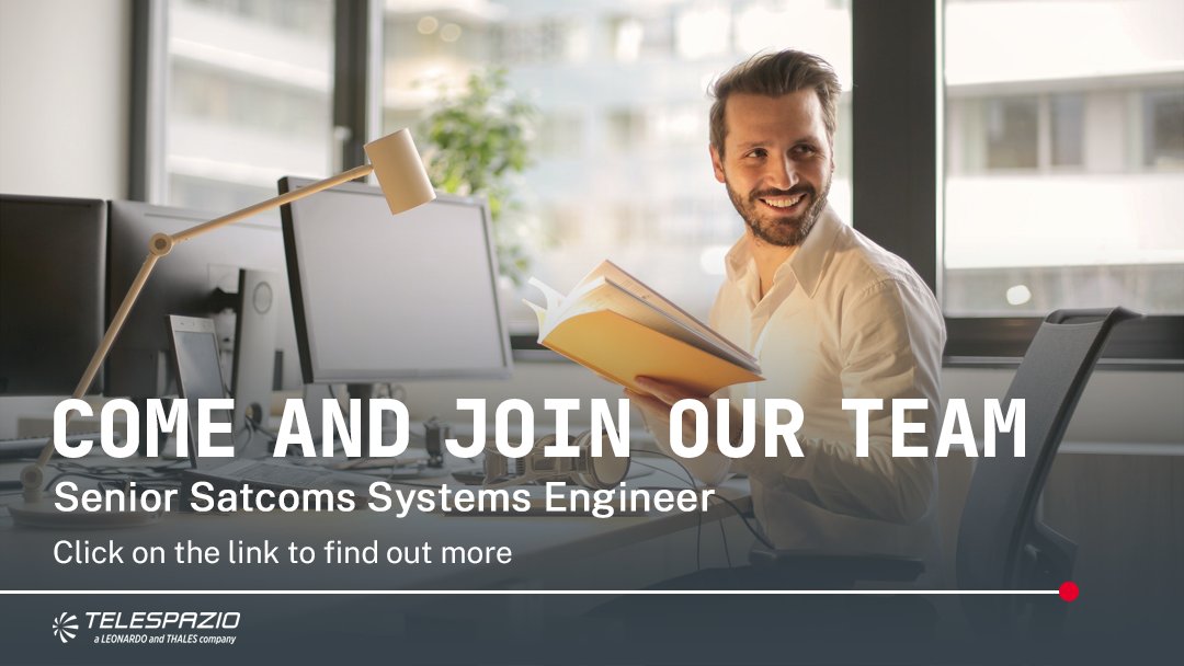 Are you a versatile Senior Satellite Communications Systems Engineer looking for new challenge? If so, we are recruiting someone to join our team, providing technical and commercial expertise to our customers. See the full job spec: career2.successfactors.eu/career?career_…