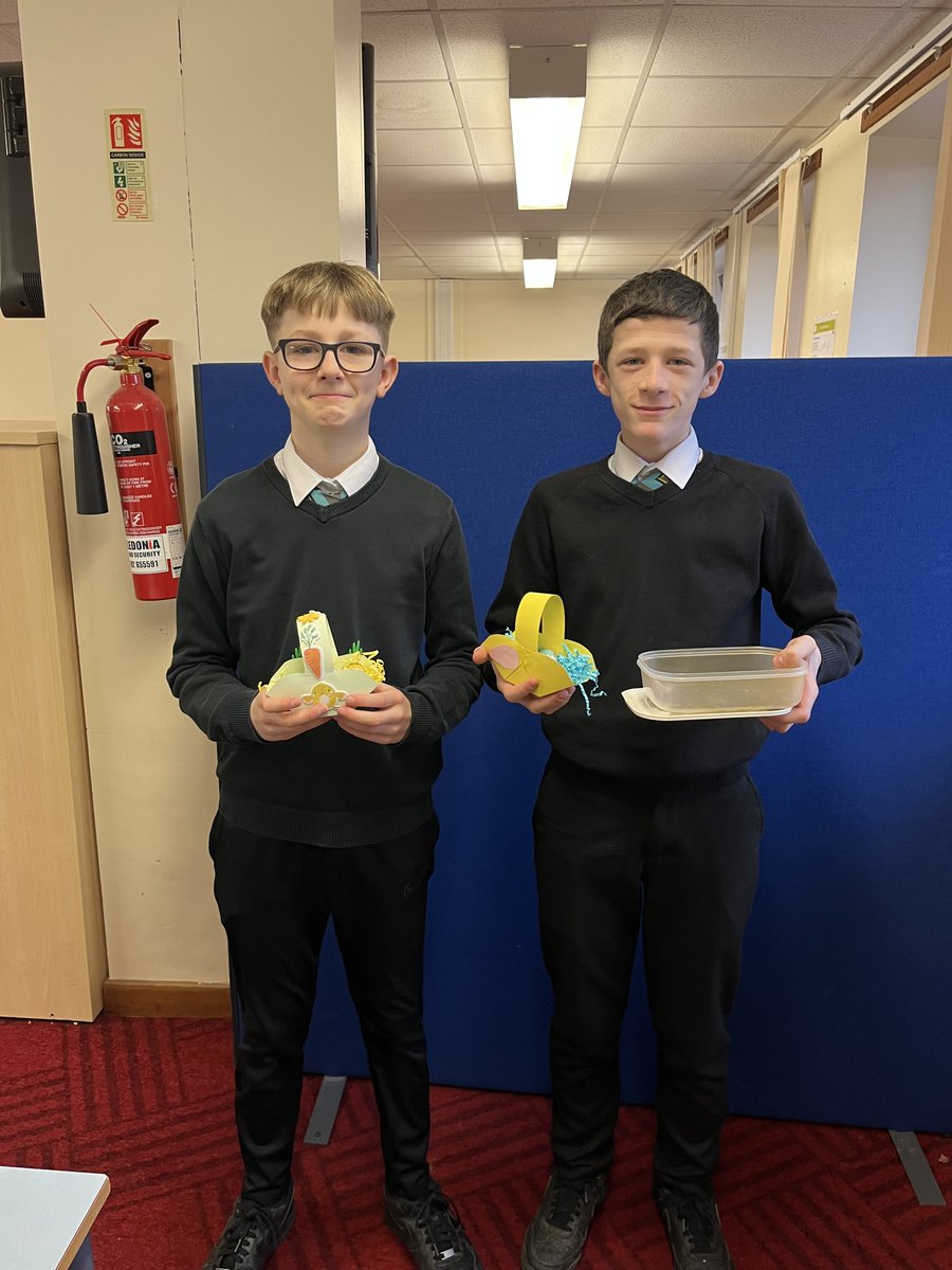 The S1 Award Group have made £82.75 in profit selling over 50 homemade Easter baskets. The group will reinvest profits into future projects and they will be treated to a pizza before the change of timetable!). Thanks to all who supported the group this year.