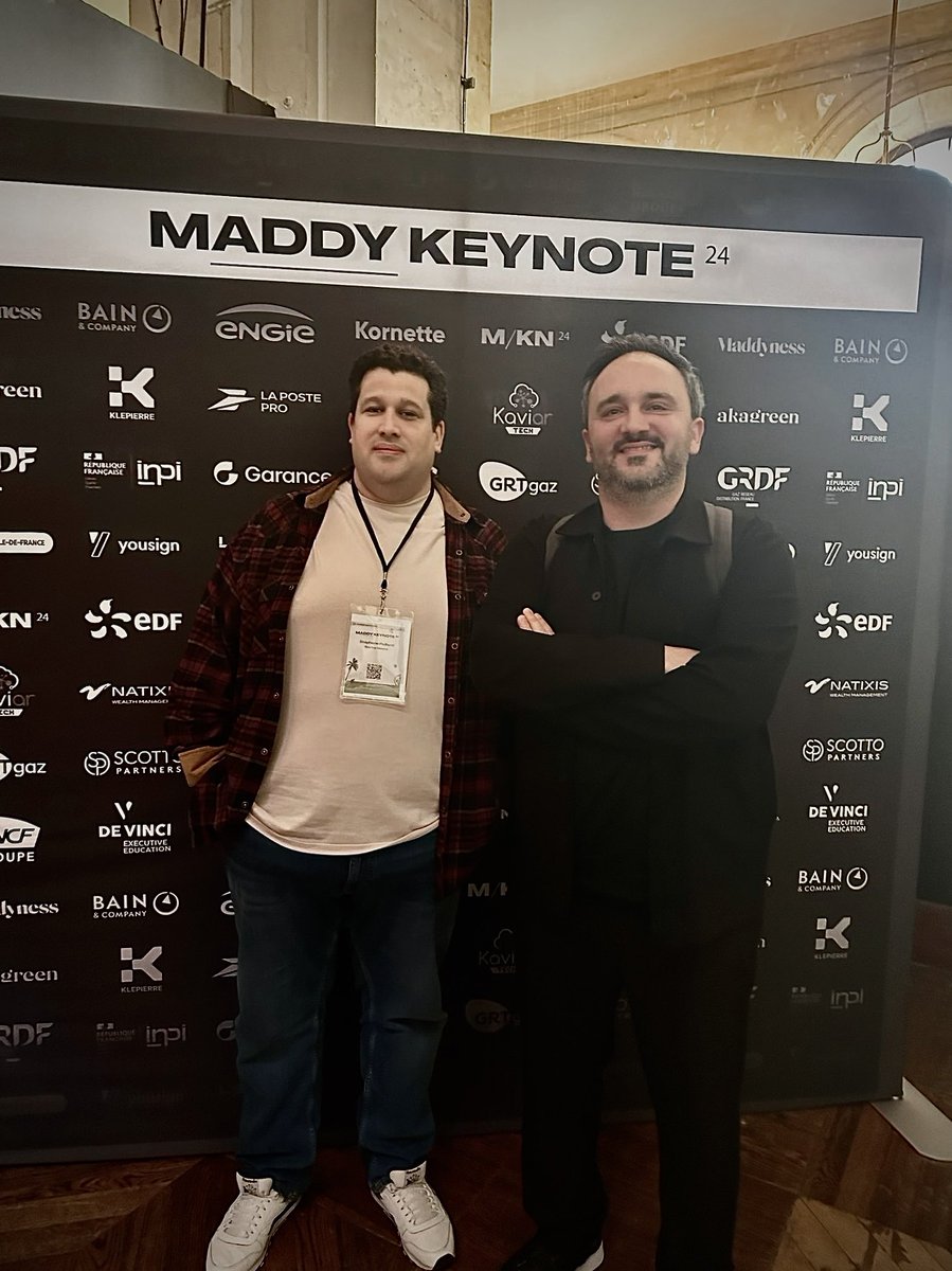 Sesamers (@sesamers) on Twitter photo Paris this week is on fire with Tech events! 🔥 Hello Tomorrow Global Summit, Change Now and MaddyKeynote in less than 7 days 👀 Soon - Paris Blockchain week and new RAISE Summit!
<a href="/bencostantini/">Ben Costantini</a> and Stephane (<a href="/PaillardS/">Stéphane Paillard</a> ) jungling around their schedules to be in all of them!👇 Paris this week is on fire with Tech events! 🔥 Hello Tomorrow Global Summit, Change Now and MaddyKeynote in less than 7 days 👀 Soon - Paris Blockchain week and new RAISE Summit!
<a href="/bencostantini/">Ben Costantini</a> and Stephane (<a href="/PaillardS/">Stéphane Paillard</a> ) jungling around their schedules to be in all of them!👇