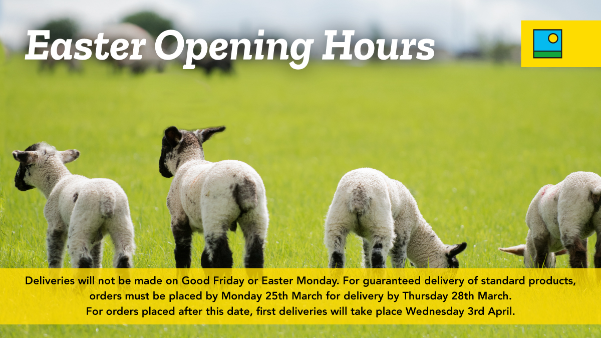 A reminder that we will be open Good Friday between 7am -1pm for your enquiries and order processing but will be closed Easter Monday. Please read below for the delivery information. 🐰🌼 #Easter #EasterOpeningHours #BankHolidayWeekend #EasterBreak