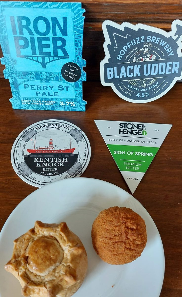 Don't like Chocolate!!! Come along for a Scotch Egg or Pork Pie instead washed down with a lovely pint. #themagnetbroadstairs #thanetcamra #ironpierbrewery #hopfuzzbrewery #shiveringsandsbrewery #stonehengeales