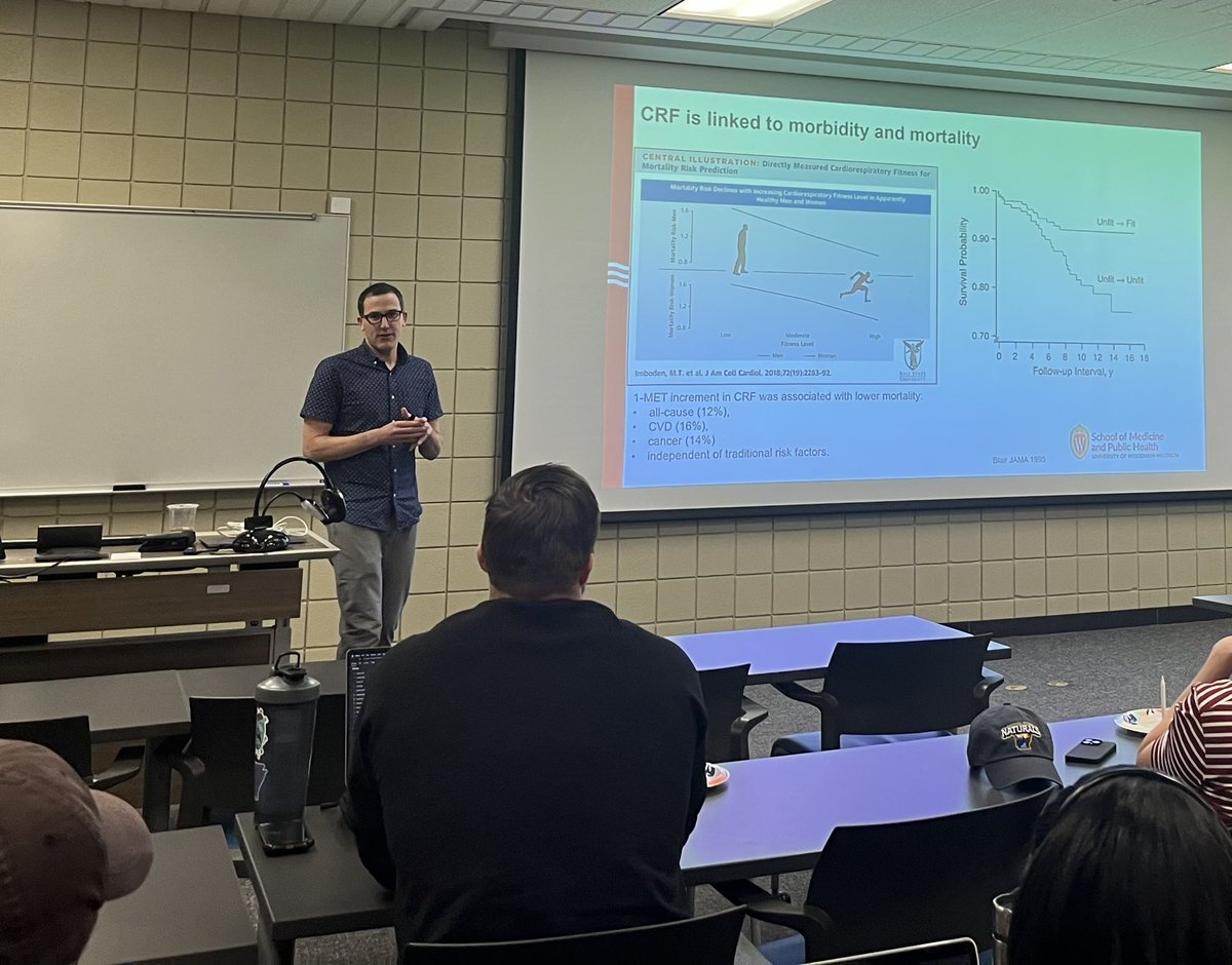 So awesome having @maml_UWMadison here for the @AIMRC_UofA seminar! Thanks Adam for coming out and sharing your amazing work on gerotherapeutic drugs and exercise. #myotwitter @UofA_ESRC @uacoehp