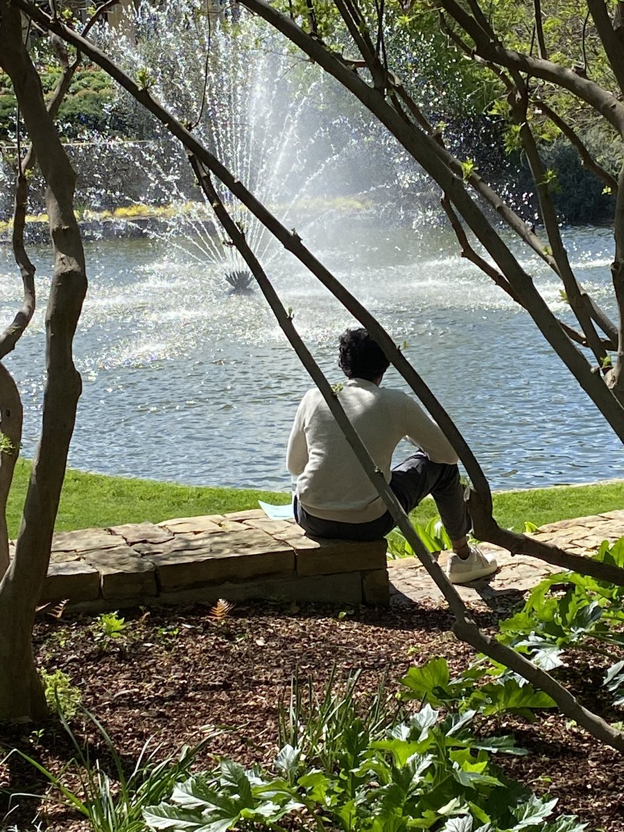 It was a beautiful day at the Dallas Arboretum yesterday for GT American Studies students to reflect on their studies of transcendentalism! #TitansLearn #Cen10Titans #TitanNation