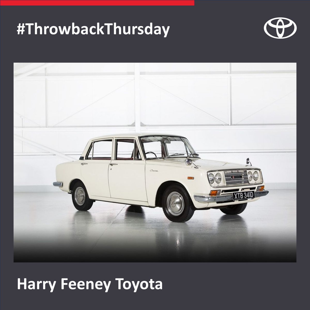 #TBT
Since its arrival into the UK Market in 1965 which was marked by a four car stand at that year’s motor show, Toyota have now sold more than 4,000,000 vehicles!
Only one vehicle was on the stand – can you name it 🤔
#HarryFeeney #Toyota #Blackpool #Heritage #Cars