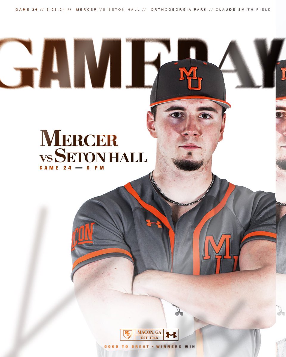 𝘗𝘪𝘳𝘢𝘵𝘦𝘴 𝘪𝘯 𝘵𝘩𝘦 𝘗𝘢𝘳𝘬 🏴‍☠️ 

🆚Seton Hall
🕕6 p.m. 
 📍Macon, Ga. 
 🏟️OrthoGeorgia Park
 🖥️ESPN+ :  es.pn/3TRsKNF
 📊Live Stats: bit.ly/43DPvrO

#GoodToGreat | #WinnersWin