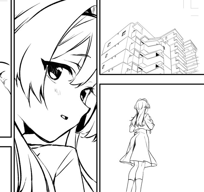 出来たての線画
単行本の電子版に入れる予定
「途切れた〜」の番外編です