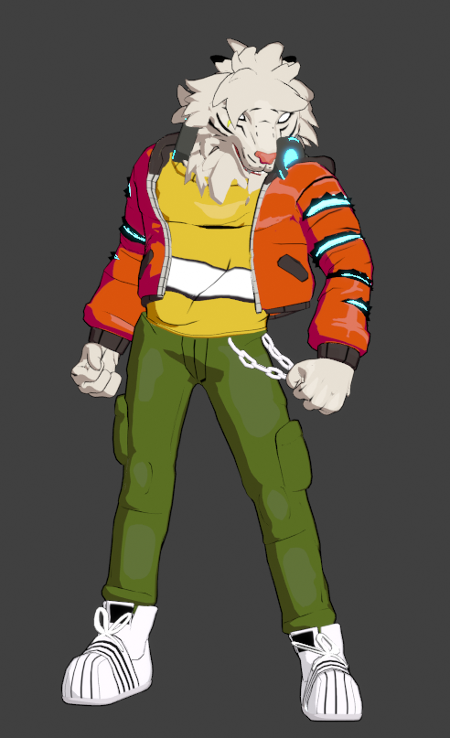 The_Tm_Guy's tweet photo. 2nd time doing stylized models, i think this one turned out pretty good! (commission for @MavsPlaylist) comms are still open btw! https://t.co/j2aPQ6GK2h