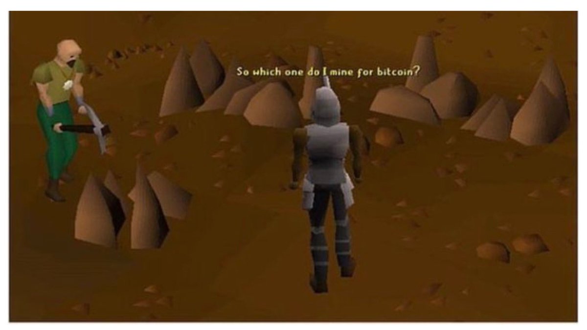 bro did not get the memo, we mine $GP here

#OSRSMeme #GameFi #DuelsArena