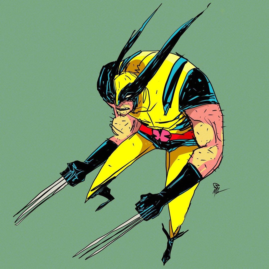Wolvie with @marcuscripps colors, bub.