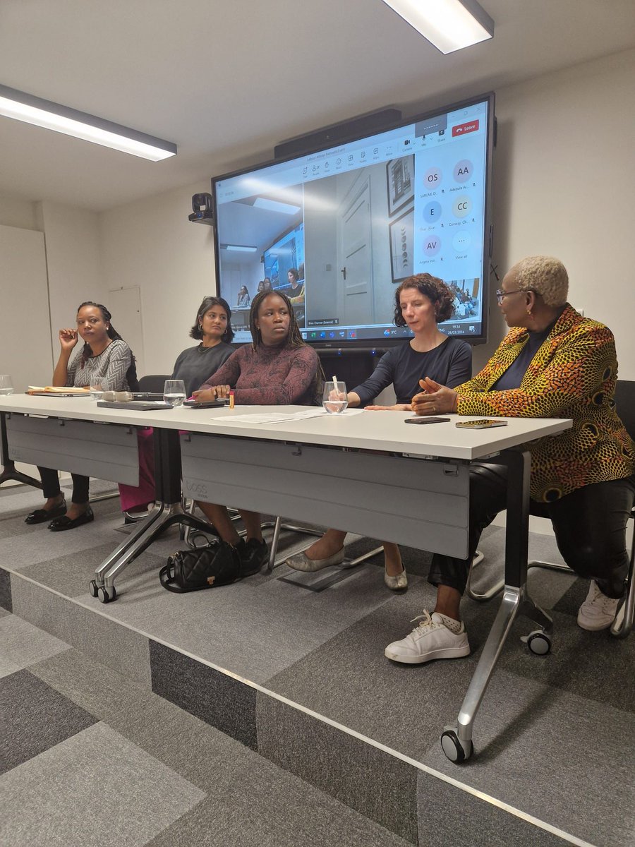 Fantastic to see amazing @thefabians woman @MorenikeAdeleke, chairing this important @Labour_african event earlier this week with panel including @AnnelieseDodds. We must see urgent action to improve Black women's access to respectful, high quality, equitable care.