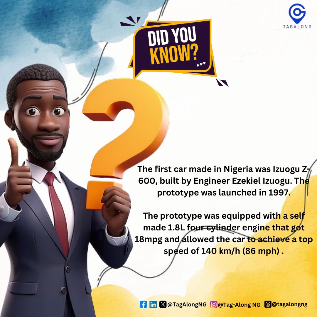 TagAlongNG's tweet photo. DID YOU KNOW??? #Transportation #Nigeria #Thursday https://t.co/BWCektoYEx