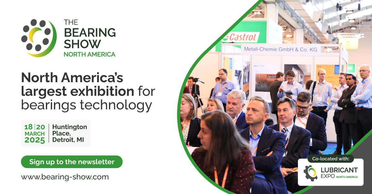 BearingShowNA's tweet photo. Keep up to date with the latest news when you sign up to the @BearingShowNA newsletter: https://t.co/l03sEezeOb

 #LNA #LubricantExpoNorthAmerica #BNA #TheBearingShowNorthAmerica #Conference #Expo #Event #Lubricants #Bearings #Industry #LubricantSolutions https://t.co/aMDg6aAvWt