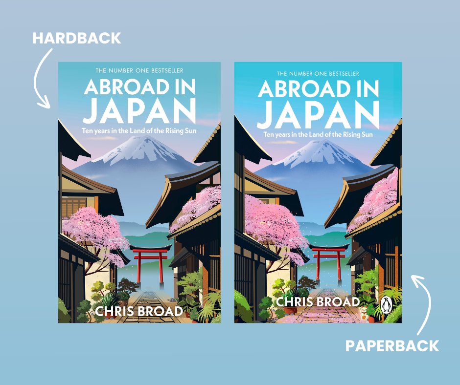 WAHEY! This week the Abroad in Japan Book releases in PAPERBACK with a new & improved front cover. - Now see if you can spot the subtle differences between covers 😉 💫Grab your copy here! linktr.ee/abroadinjapanb…