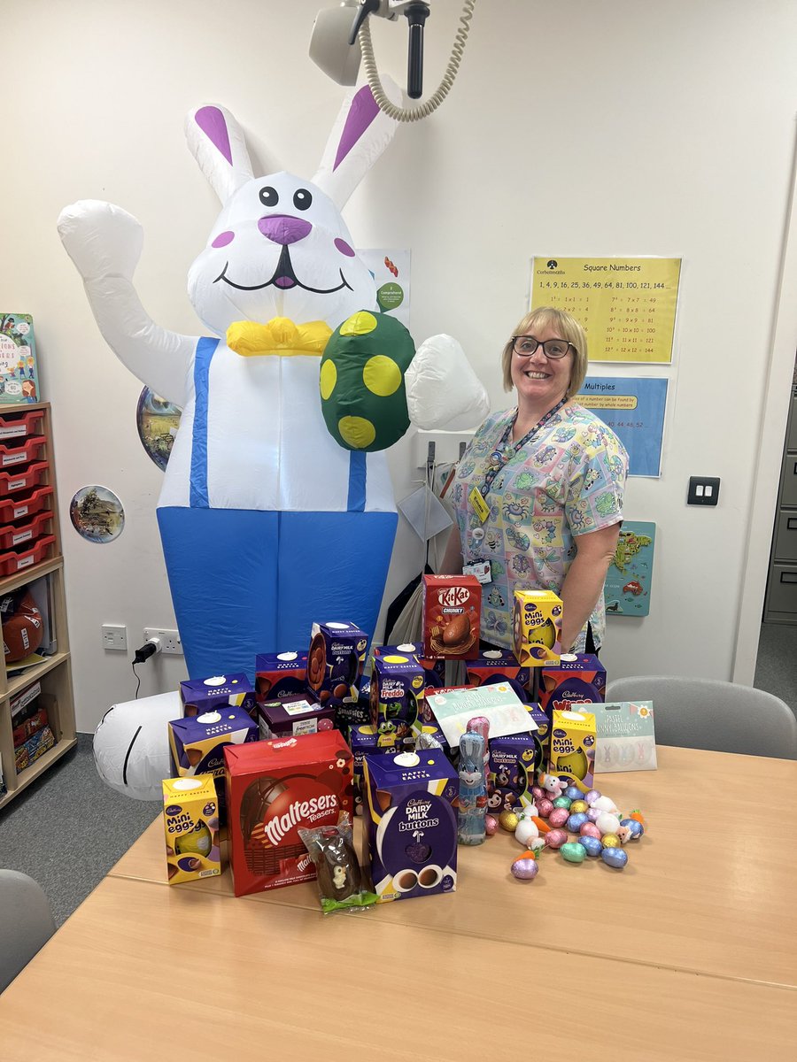 Egg donations from Springfield gratefully recieved in @StaffsChildrens @UHNM_WCCSS Thank you everyone and EPRR for arranging 😍
