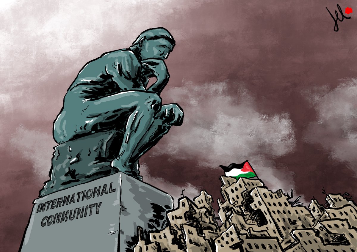 The thinker, 2024. #gaza #palestine #israel