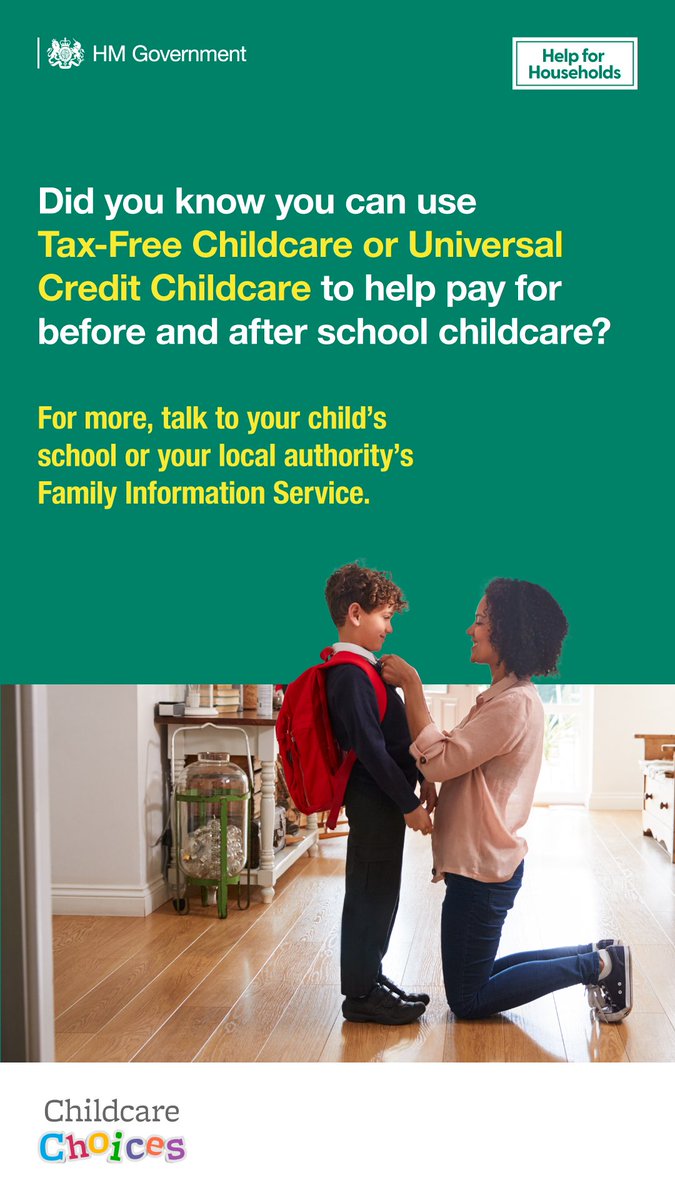 Does your child go to our before and/or after school clubs? Do they join us for the holiday club? A Tax-Free Childcare account can help with the costs!

Visit childcarechoices.gov.uk for more info.

#taxfreechildcare #childcarechoices #FUNdays #childcare #BoA #Wiltshire