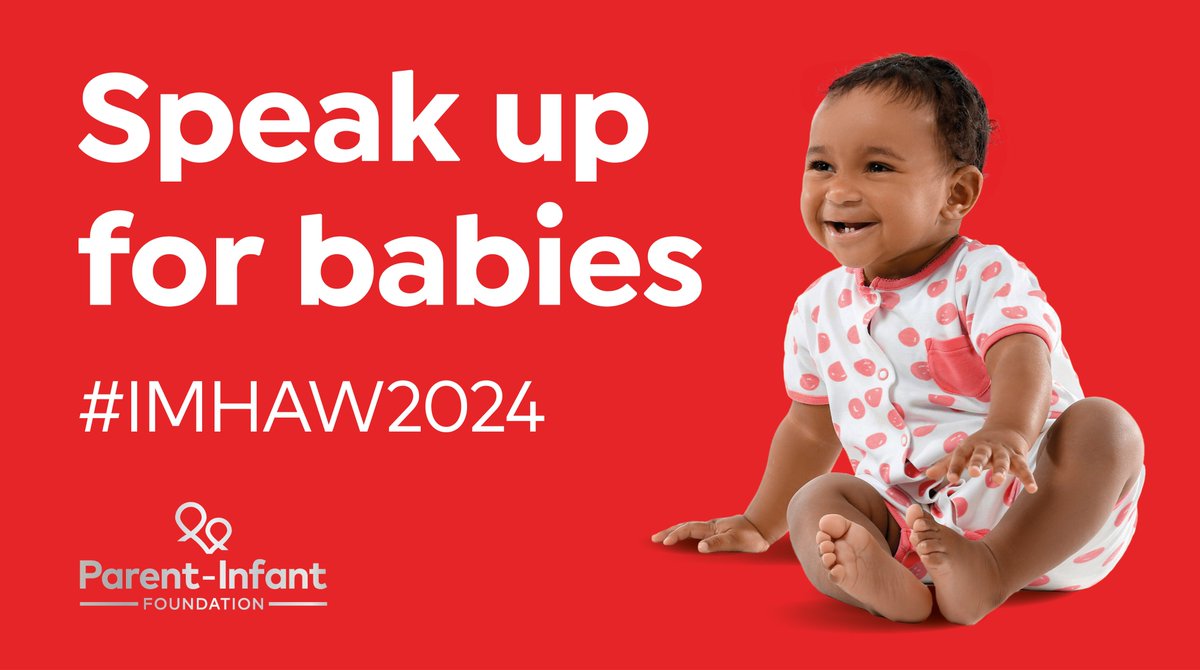 📢#IMHAW2024 THEME LAUNCHED!📢 As we head towards a UK general election, this year's Infant Mental Health Awareness Week (10th-16th June) will call on candidates of all political parties to pledge to 'Speak up for babies'. Details & how to get involved👉bit.ly/42nUI63