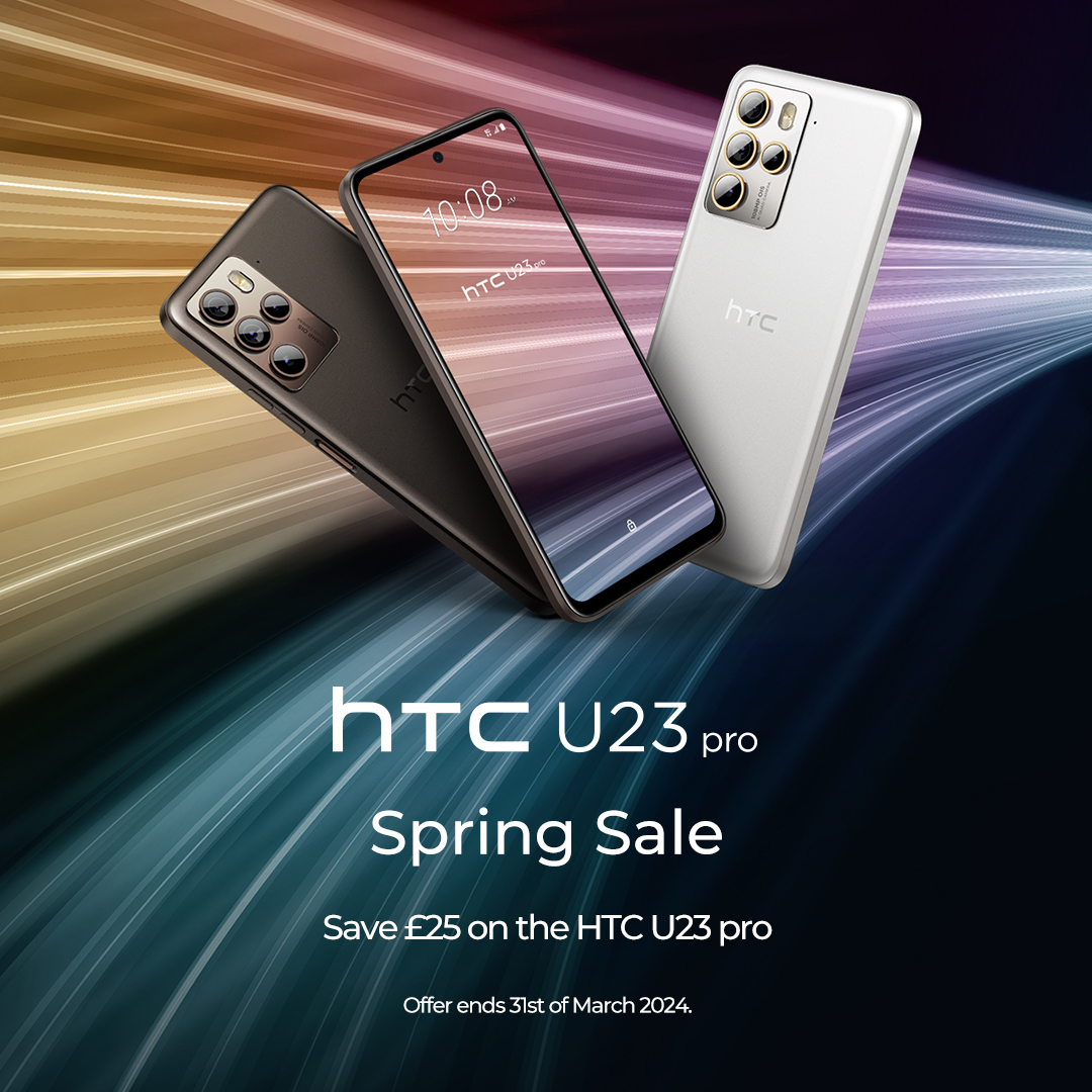 Everything you could need in a smartphone. There are just a few days left to save on the U23 pro in our Spring Sale! ⏳ htc.com/uk/smartphones…