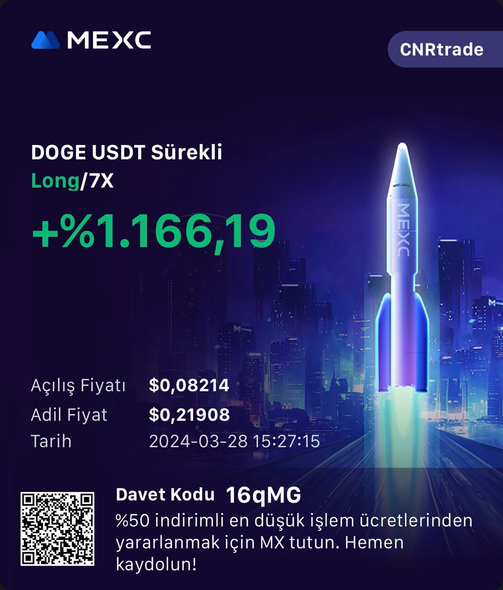 CryptoCNR's tweet photo. #DOGE 

Bunu mu diyorsun :) 

Bak işte sıkı takipçi böyle olur. 

Helal olsun 2 aydır taşıdığım pozisyonu takiptesin. 

Bugün iftar yemeğin benden (1000TL) ıban at özelden ✔️ https://t.co/MbBzpYRkw4