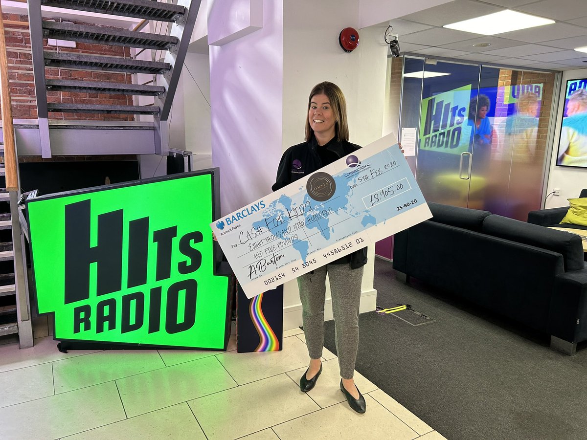 Donation day! Delighted to present <a href="/cashforkidsMCR/">Cash for Kids Greater Manchester</a> with a cheque for last years fundraising efforts with <a href="/omniaplumbing/">Omnia Plumbing & Heating Ltd</a> More to come this year so shout if you can get involved!