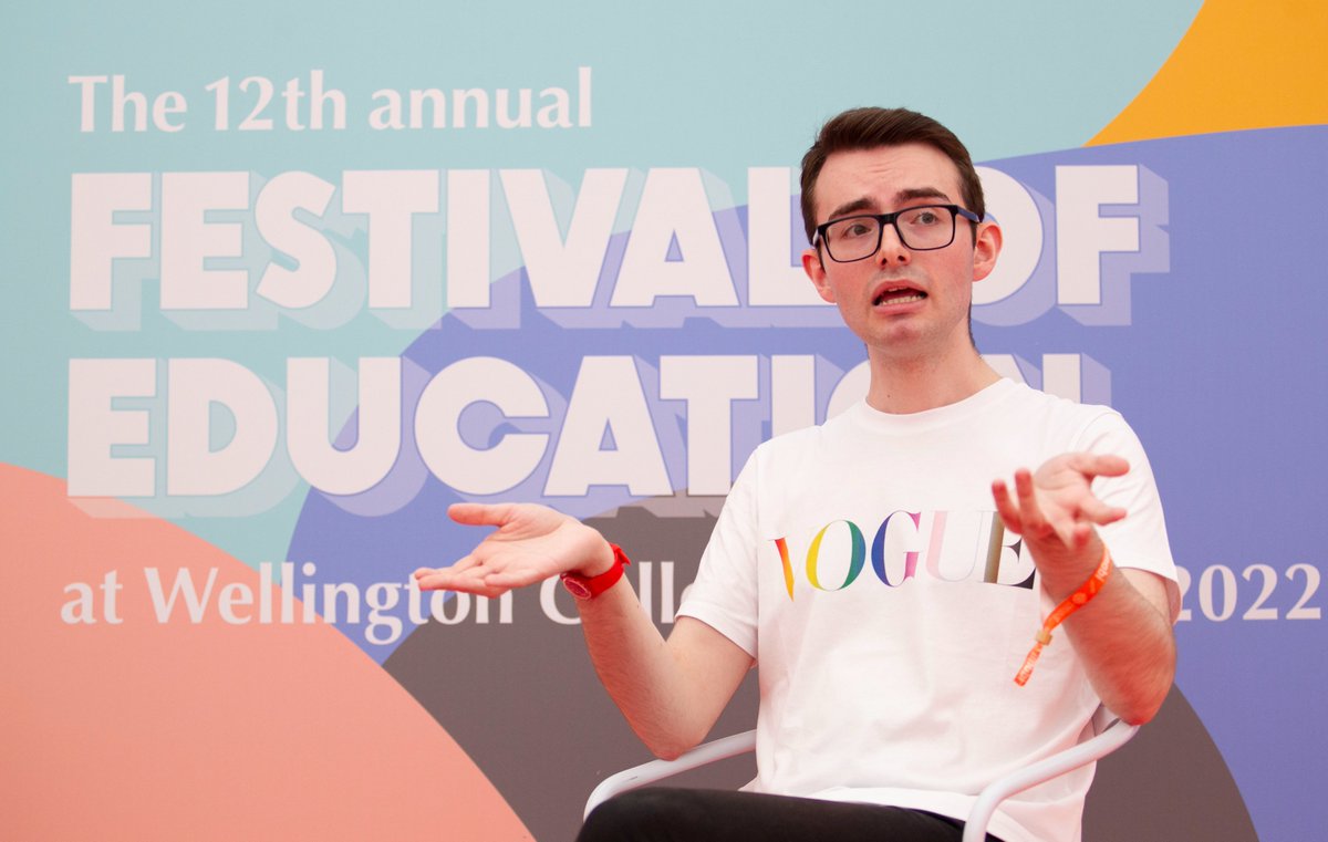 If anyone is looking for a speaker, feel free to get in touch! I've spoken about my experiences of homophobic bullying at school, LGBTQ+ visibility and mental health. 👋🏳️‍🌈 #edutwitter