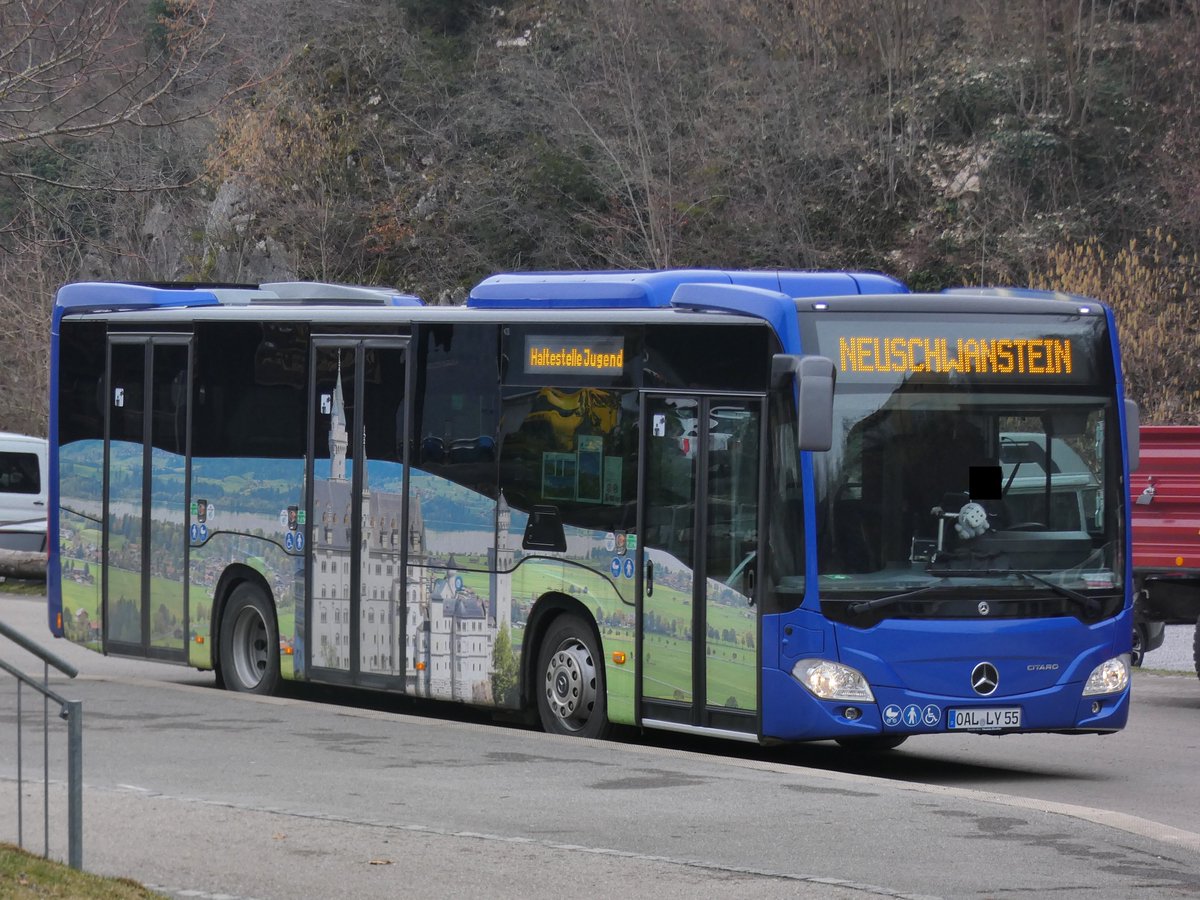 ベンツ製バス JAL Euro Express Benz O404 SHD ノイシュヴァンシュタイン城 シャトルバス メルセデス・ベンツ・シタ