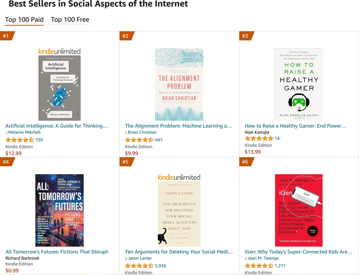Very pleased to be #4 in US Amazon chart for Social Aspects of the Internet (the day before publication). Still at pre-publication price of 99 cents (#2 and 99p in UK). @Cybrsalon #future #foresight
