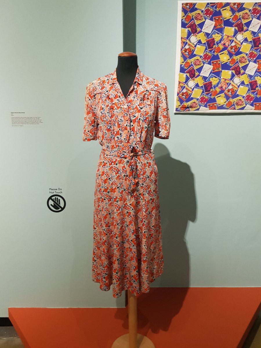 Managed to catch 'The Fabric of Democracy' a few weeks ago @FashionTextile and loved it! Looking forward to their next exhibition on Biba.