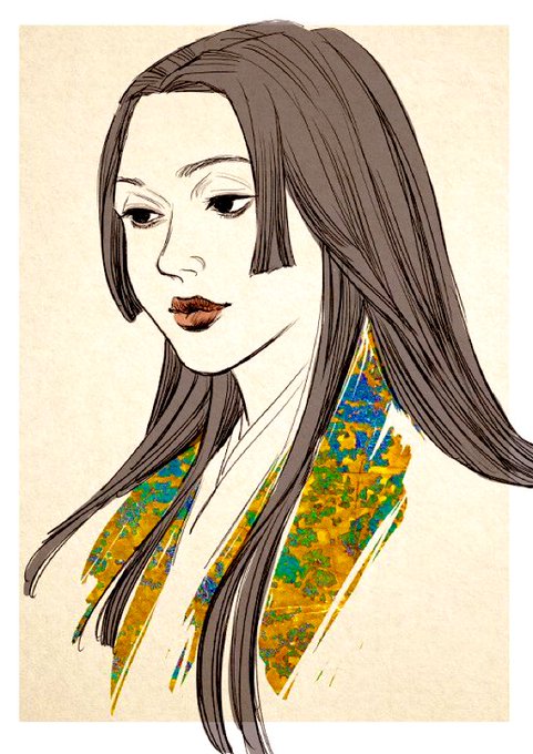 「brown hair straight hair」 illustration images(Latest)