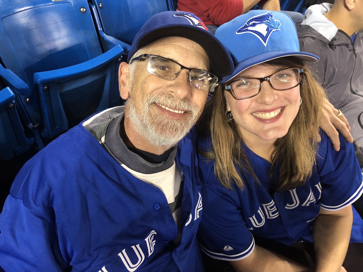 As many of you know, my daddy has Alzheimer’s. The one thing he remembers besides mommy, Charlotte & I, is baseball. One of the reasons today is so awesome. Happy Opening Day, baseball fans! 🥹