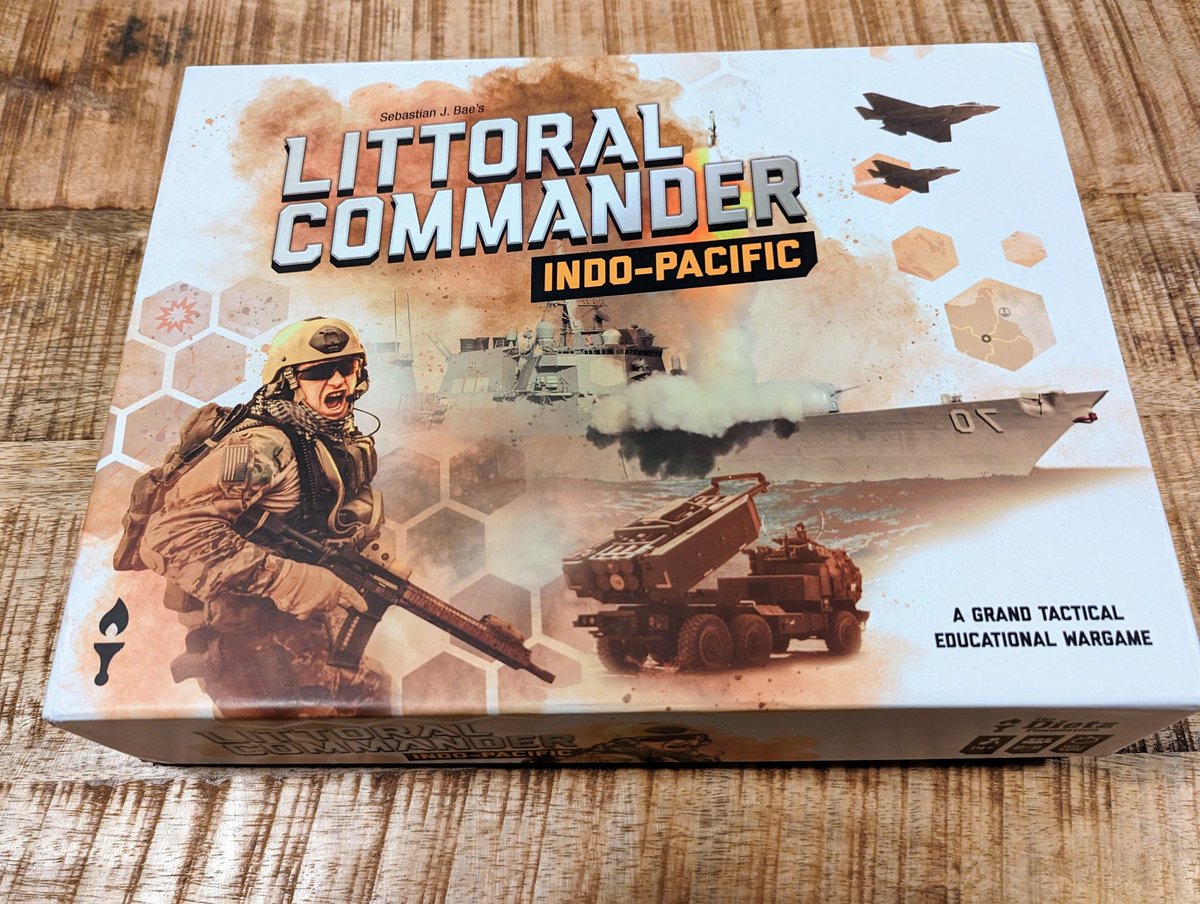 RAFFLE 🏆 Like, retweet, and follow by March 31 (midnight EST) and you can win a signed copy of my Littoral Commander #wargame. May the odds be ever in your favor. 😉🎲