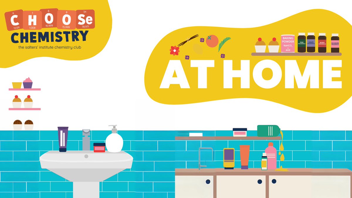 April's Chemistry Club theme is all about your home! 🏠 This month we'll be exploring the chemistry behind... 🌿 Air fresheners 🧴 Gels, creams and lotions 🍰 Baking 🧼 Cleaning To find out more about Chemistry Club, click here: saltersinstitute.org/programmes/che