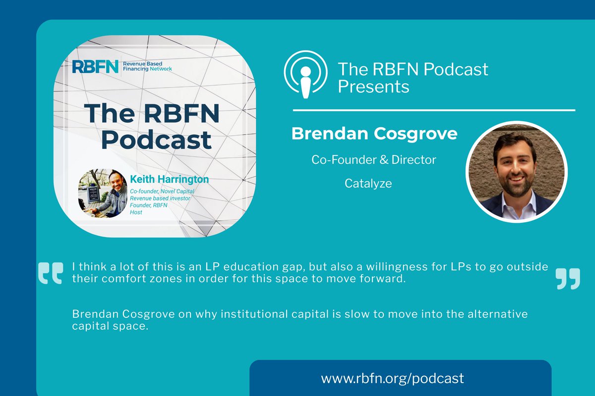 “This is not a short-term journey. This is 10 years plus, and you’ve got to be all in.” - Brendan Cosgrove sharing real talk about what it takes to build a funding business and why it’s so hard. 

Listen here and let us know your thoughts! 
buzzsprout.com/2139445/147131…